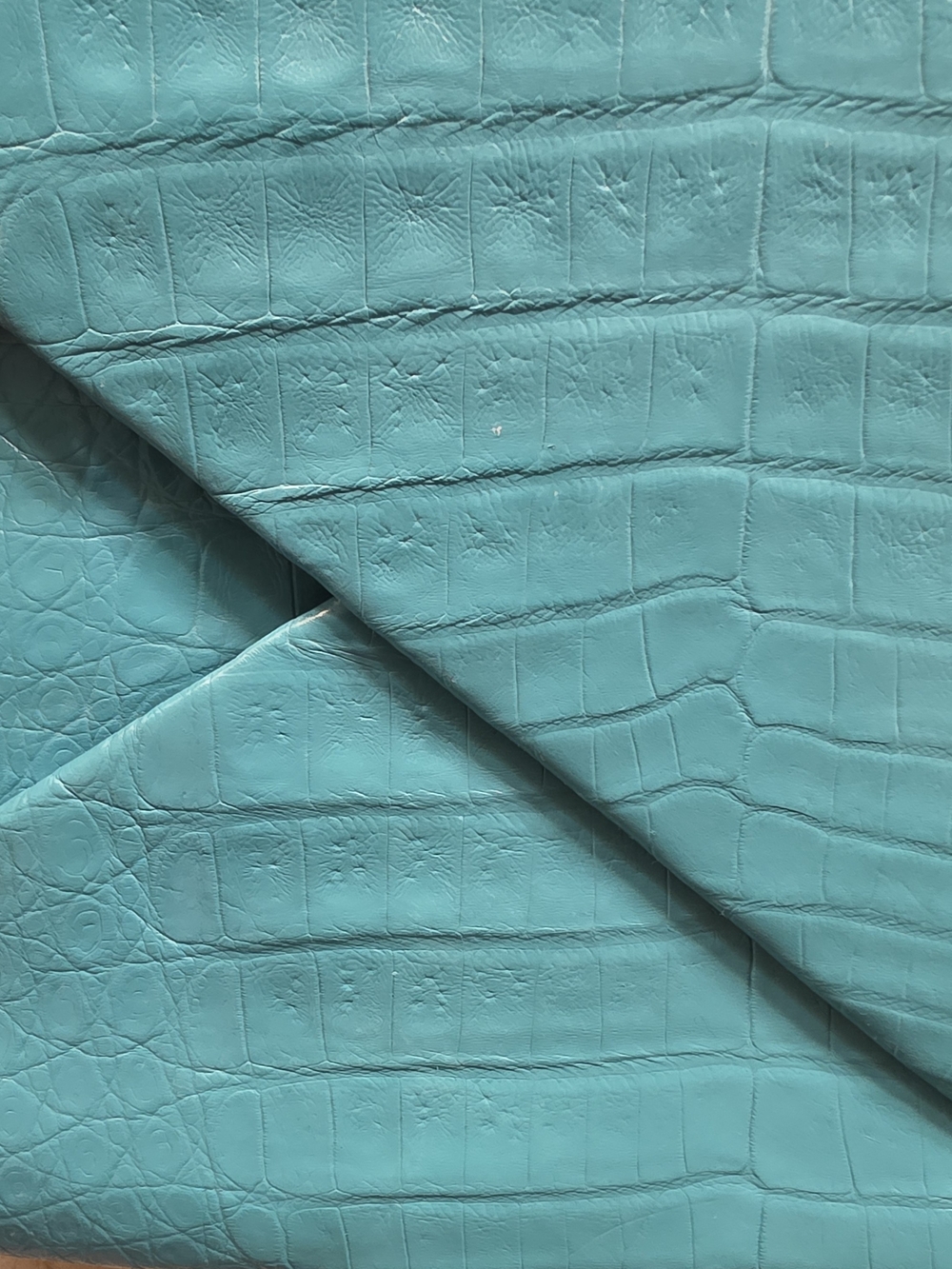 Nancy Gonzalez Turquoise Genuine Crocodile Leather Shoulder Bag Luxurious Purse - Picture 13 of 15